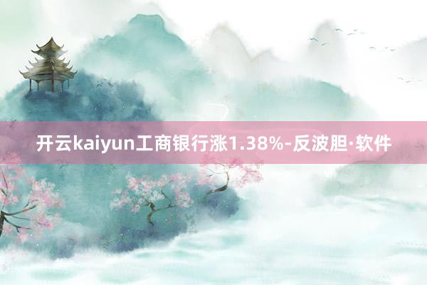 开云kaiyun工商银行涨1.38%-反波胆·软件
