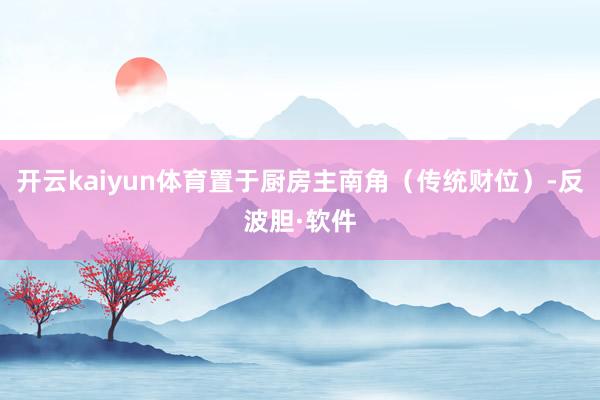 开云kaiyun体育置于厨房主南角（传统财位）-反波胆·软件