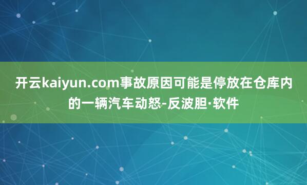 开云kaiyun.com事故原因可能是停放在仓库内的一辆汽车动怒-反波胆·软件